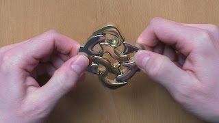 E15  SOLUTION  Square by Hanayama Cast Puzzles [upl. by Eerol]