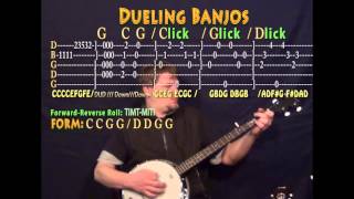 Dueling Banjos  Banjo Cover Lesson with TAB [upl. by Ekaj]