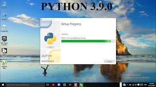 How to install python 390 on windows 10  64 bit [upl. by Etnud562]