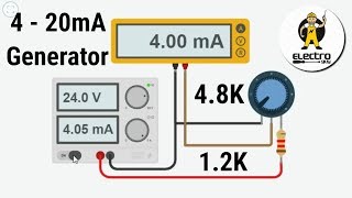 4 20ma signal generator circuit for 24VDC Devices [upl. by Angeli]