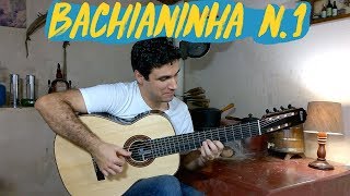 BACHIANINHA N°1 Paulinho Nogueira  Brazilian Guitar Marcos Kaiser [upl. by Mcgaw199]