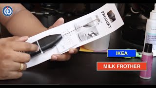 IKEA MILK FROTHER Review amp Battery Installation [upl. by Ciprian]