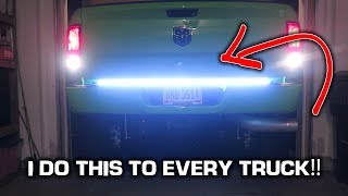 LED Tailgate Light Bar INSTALL Super BRIGHT [upl. by Blus]