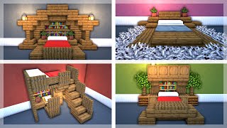 10 AWESOME Bed Designs for Your Minecraft Bedroom [upl. by Weisbart195]