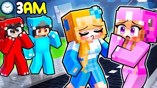 Crystal is SLEEPWALKING At 3AM In Minecraft [upl. by Able]