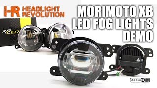 Morimoto XB LED Fog Light Housings Demo  Headlight Revolution [upl. by Antons]