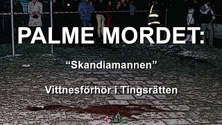 Palmemordet Skandiamannen Stig Engström i Tingsrätten [upl. by Irbua763]