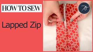 How to Insert a Lapped Zipper [upl. by Inaleon]