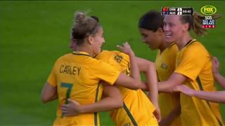 Australia v China PR 2nd Half  Algarve Cup [upl. by Sikras]