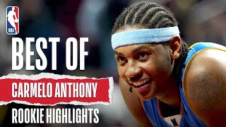 Carmelo Anthonys BEST Highlights As A Rookie [upl. by Aedrahs]