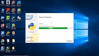 How to install Python 380 on Windows 10 with CMD configuration [upl. by Matelda]