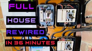 FULL House Rewire in 1 video   Electricians Week  Rewiring a 3 Bed Semi [upl. by Anselme]