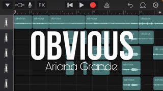 obvious  Ariana Grande tutorial [upl. by Anilek]