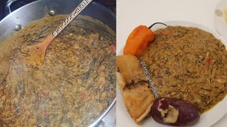 Meilleure Recette De Fumbwa Congolaise letscookwithelle [upl. by Ellehcer]