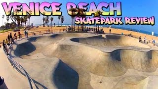 Skatepark Review Venice Beach Skatepark  Venice California [upl. by Vasilek]