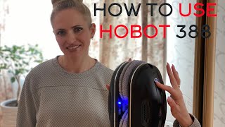 How to Use HOBOT388 Window Cleaning Robot with Ultrasonic Water Spray  Video Manual ver2 [upl. by Asiulairam]