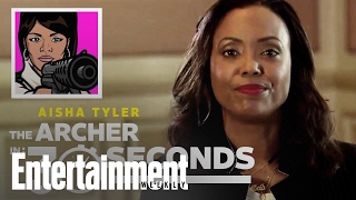 Archer Aisha Tyler Recaps The Series In 30 Seconds  Entertainment Weekly [upl. by Jessika830]