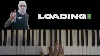 Central Cee  Loading Piano Tutorial [upl. by Dell]