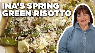 Ina Gartens Spring Green Risotto Recipe  Barefoot Contessa  Food Network [upl. by Lonergan604]