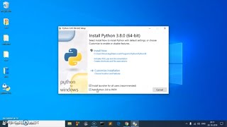 How to Download amp Install Python 3 8 on Windows 10 [upl. by Herold]