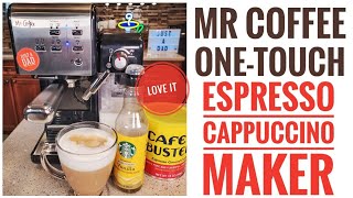 I LOVE Mr Coffee Espresso amp Cappuccino Latte Machine with Automatic Milk Frother [upl. by Ruthe]