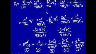 Variation method  He atom [upl. by Enwad]