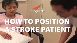 How To Position A Stroke Patient [upl. by Erdnoid680]