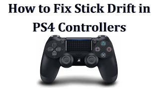 How to Fix Stick Drift in a PS4 Controller [upl. by Ayanad]