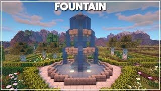 Minecraft How to Build a Fountain Tutorial 2020 [upl. by Haon547]