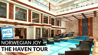 Norwegian Joy  The HAVEN Private Spaces  Full Walkthrough Tour amp Review  4K [upl. by Carson117]