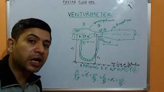 Venturimeter derivation [upl. by Whitcher736]