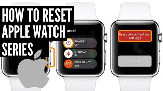 How to factory reset apple watch manually No Pin Req [upl. by Bradman]