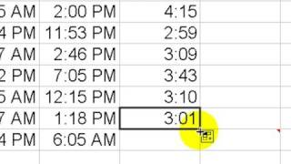 How to Solve 4 Frustrating Time Calculations in MS Excel 200 [upl. by Erdried]