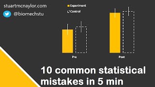 Ten Statistical Mistakes in 5 Min [upl. by Hyacinth]