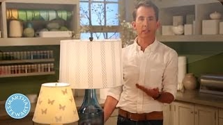 How to Personalize Your Lampshade  Martha Stewart [upl. by Notaek876]