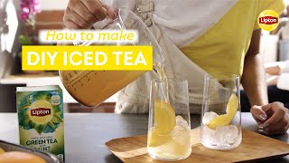 Recipe for Lipton DIY Iced Tea [upl. by Pigeon]