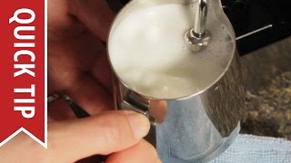 How to AutoFroth Milk for Lattes [upl. by Narib80]