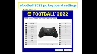 eFootball 2022 PES PC Keyboard Settings and Control [upl. by Aimit]