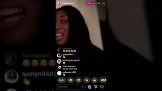 Megan Thee Stallion Instagram Live 6292020 [upl. by Sanyu998]