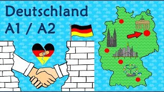 Deutsch A1  A2 Deutschland  Geographie amp Kultur  Learn German Geography amp Culture in Germany [upl. by Jariah]