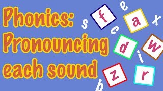 English Letter Pronunciation  Phonics [upl. by Roti]