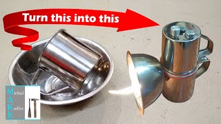 DIY carbide lamp making [upl. by Scheers]