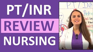 PTINR Normal Range Nursing Lab Values for NCLEX [upl. by Grantham]