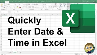 Quickly Enter Current Date and Time in Excel [upl. by Chari663]