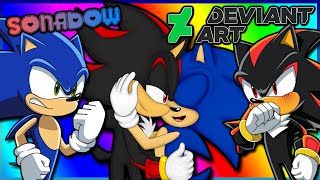 Sonic and Shadow VS DeviantArt FT Tails [upl. by Yecaw561]