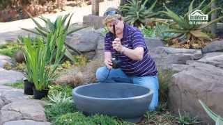 Builders DIY Episode 5  Simple Water Feature [upl. by Hametaf]