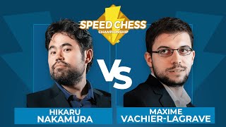 Hikaru Nakamura vs Maxime VachierLagrave  Speed Chess Championship Final [upl. by Ahsaetal]