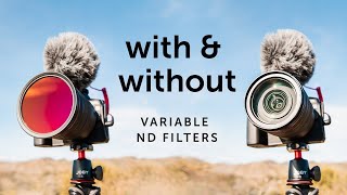 Variable ND Filters With vs Without Comparison [upl. by Aciruam867]