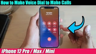 iPhone 1212 Pro How to Use Voice Dial to Make Calls [upl. by Droc]