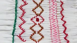 Hand Embroidery SMOCKING Stitch Part 2 [upl. by Cassandra]